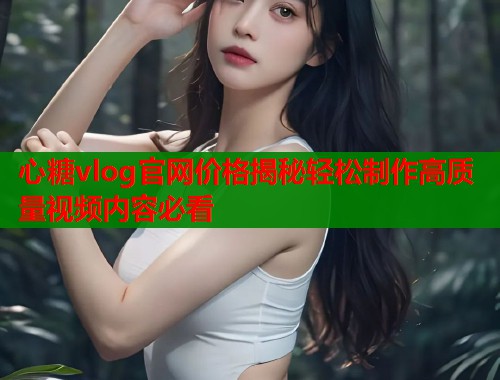 心糖vlog官网价格揭秘轻松制作高质量视频内容必看