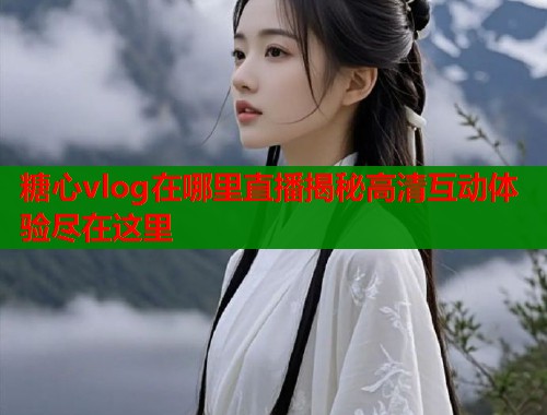 糖心vlog在哪里直播揭秘高清互动体验尽在这里  第1张