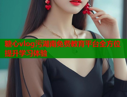 糖心vlog污湖南免费教育平台全方位提升学习体验  第1张