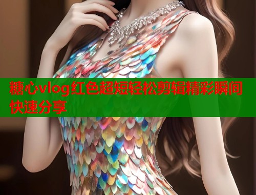 糖心vlog红色超短轻松剪辑精彩瞬间快速分享  第1张