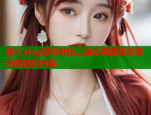 糖心vlog轻松制作二维动画展现创意无限精彩内容  第1张