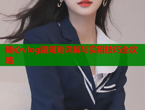 糖心vlog刷规则详解与实用技巧全攻略  第1张