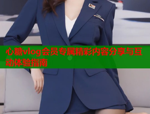 心糖vlog会员专属精彩内容分享与互动体验指南  第1张